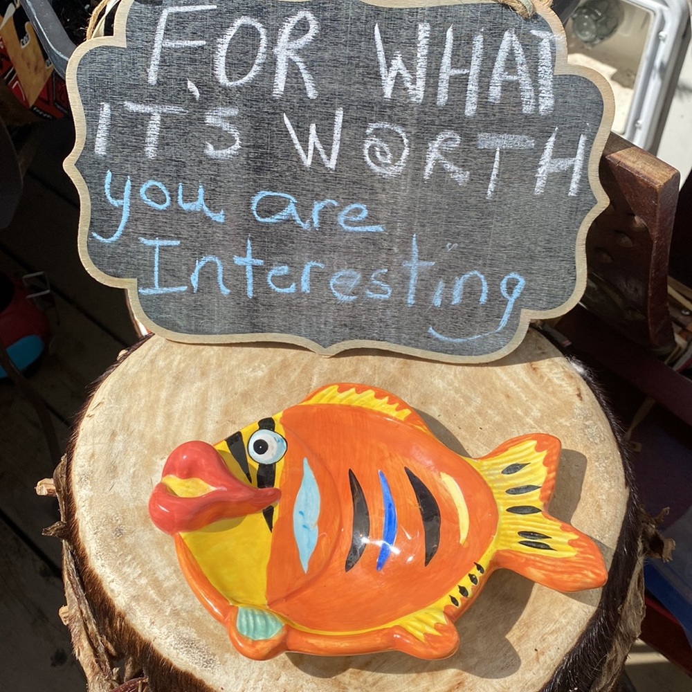 Whimsical "SoFISHTicated" Fish-Shaped Serving Dish